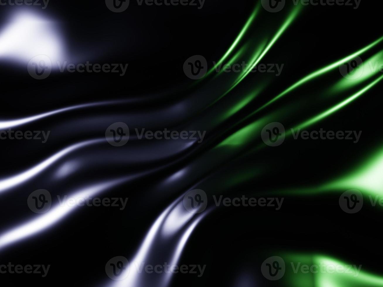 3d abstract iridescent wavy texture background. neon holographic fluid distortion. vibrant liquid reflection surface. 3d rendering. photo