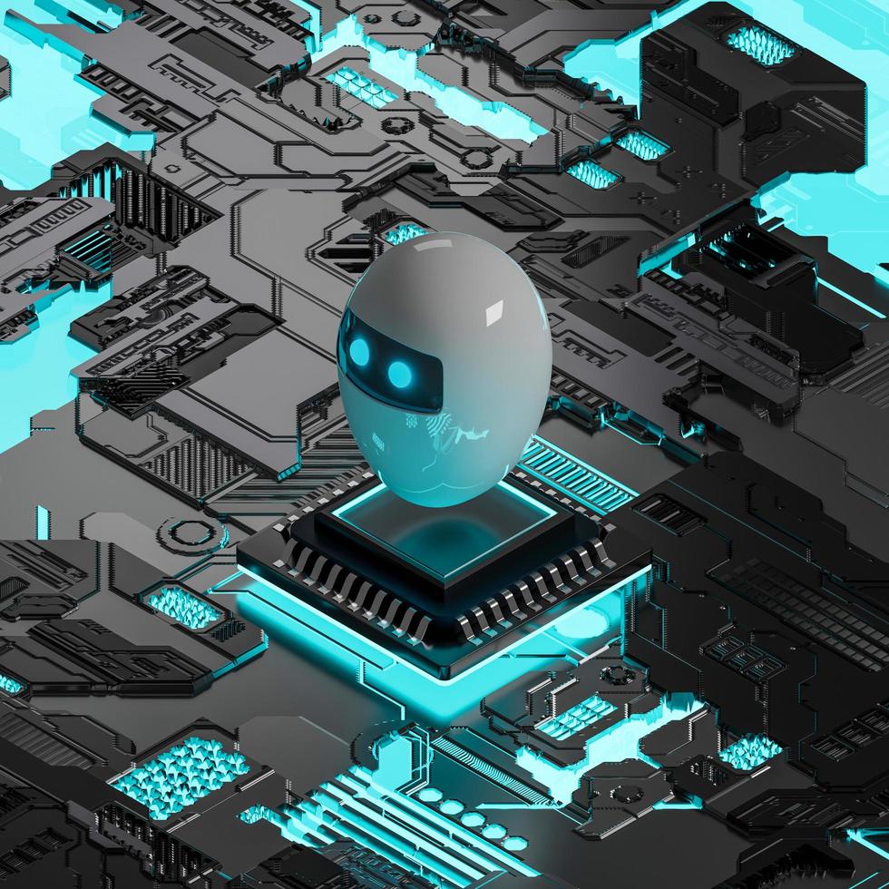 Isometric Artificial intelligence photo