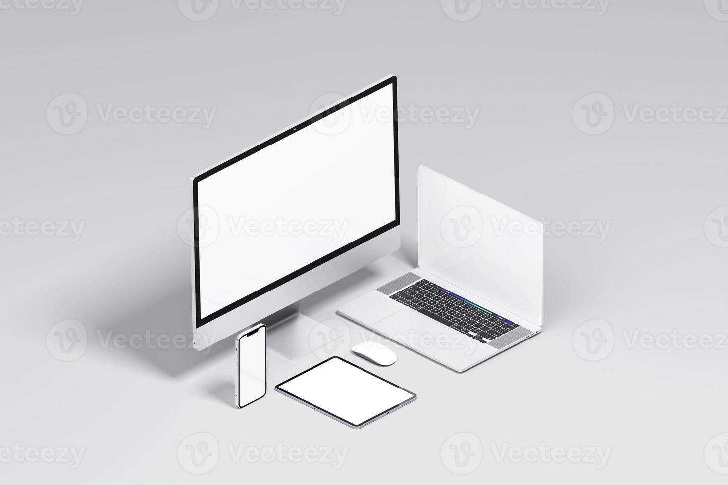 Multi Devices Responsive Screen Mockup photo