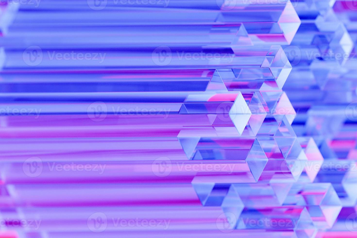 3d illustration of a purple  stripes .  Abstract   glowing crossing lines pattern photo