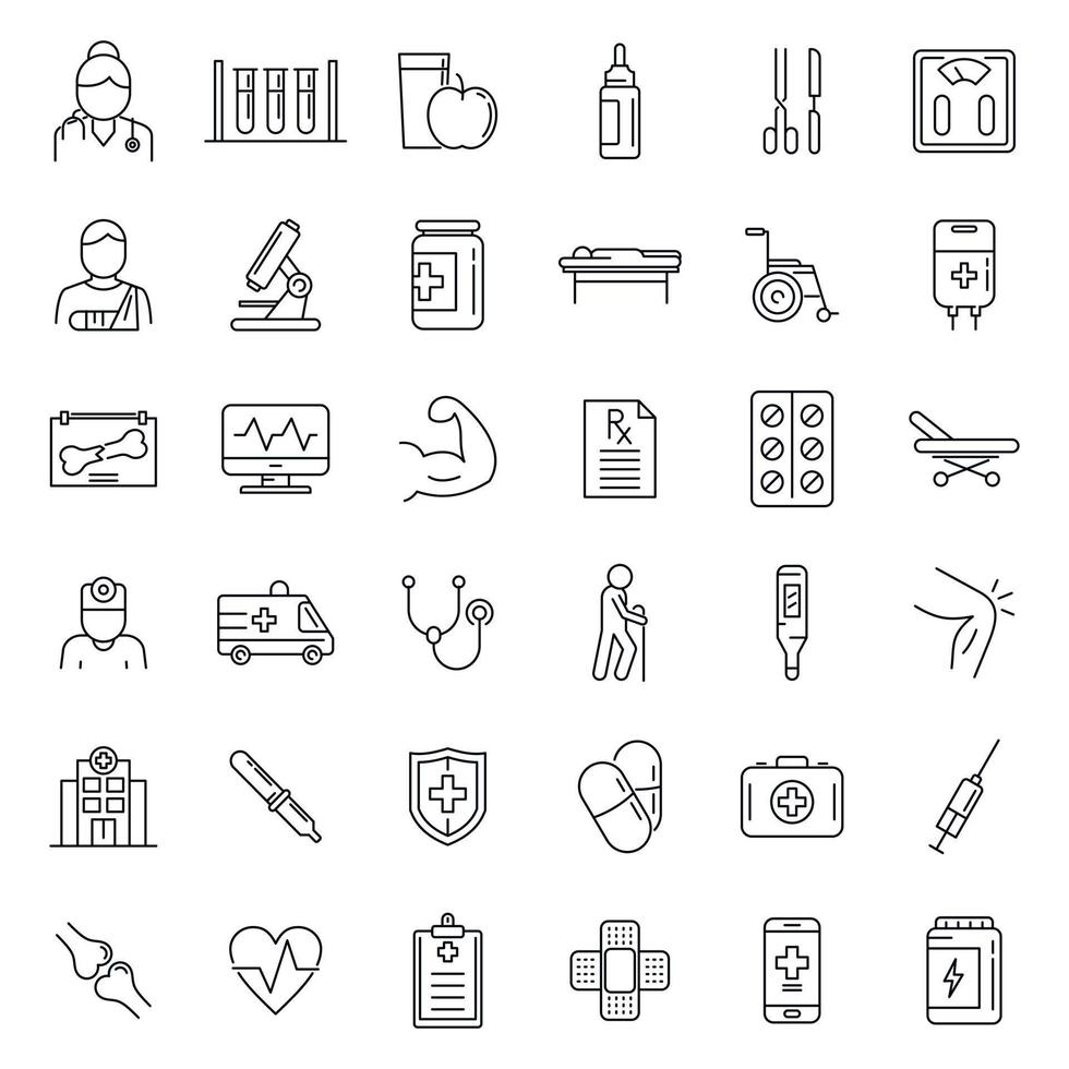 Sports doctor icon, outline style vector