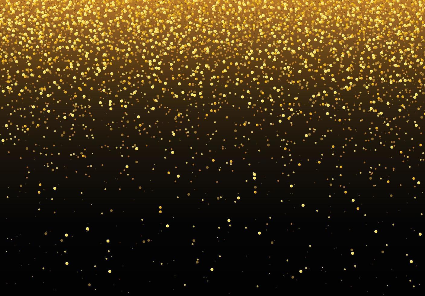 elegant golden sparkling glitters background vector design