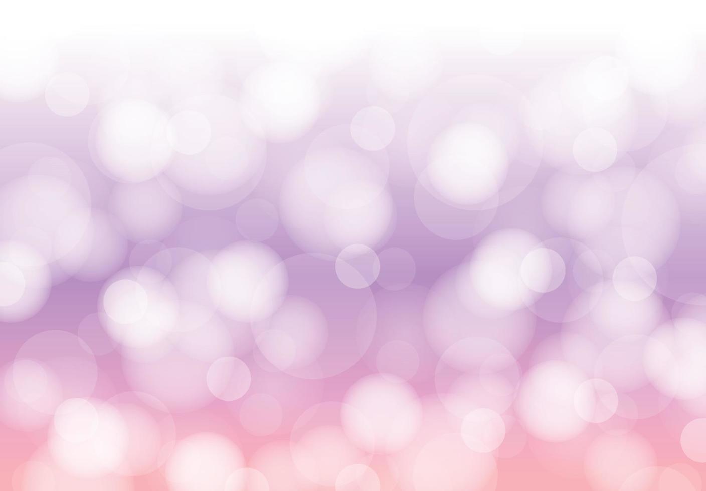 diseño de vector de fondo de luces bokeh pastel suave