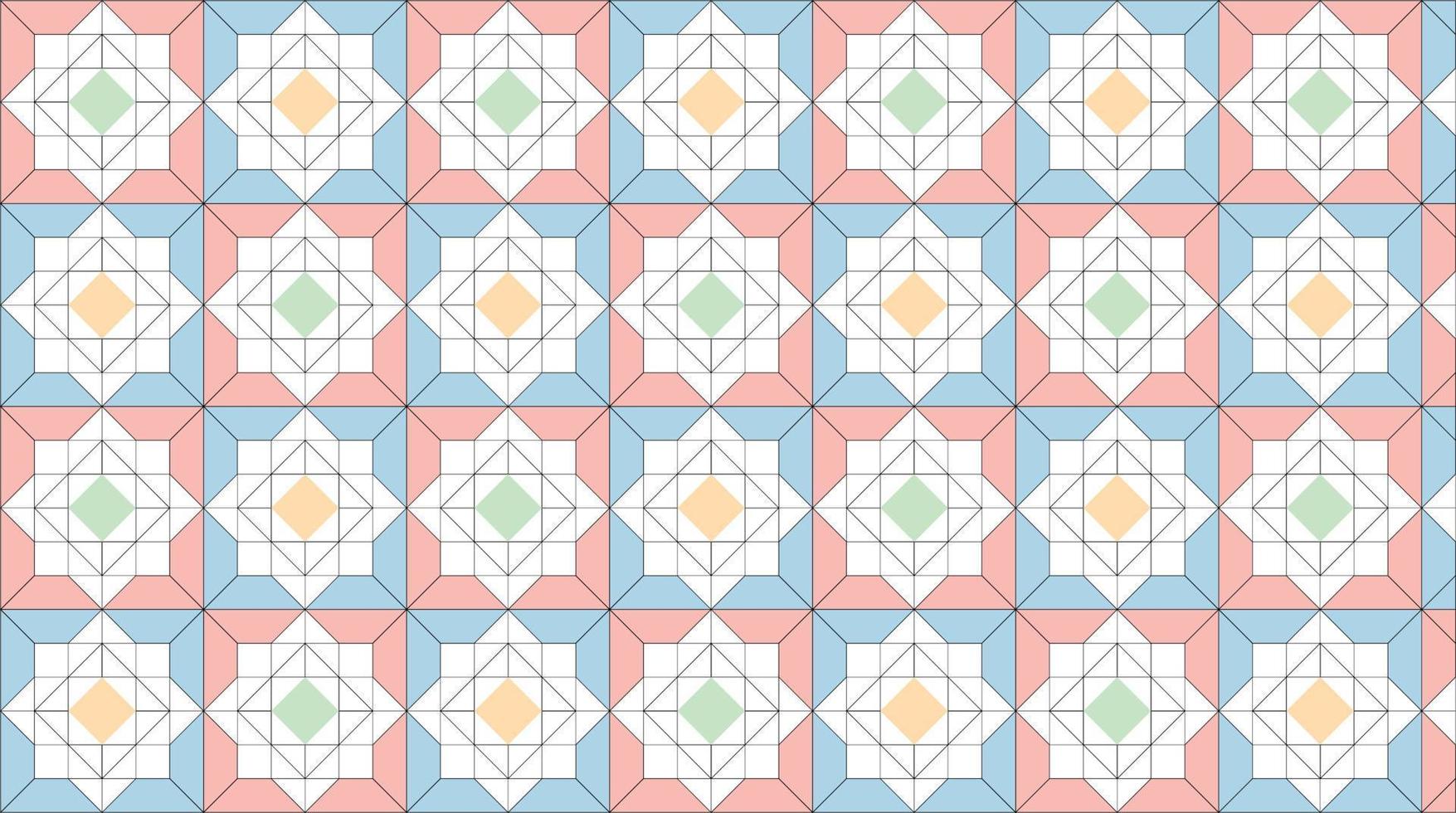 Pattern background with pastel colors vector
