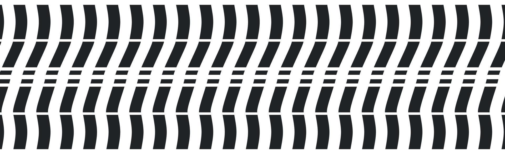 Panoramic texture background car tire on white background - Vector