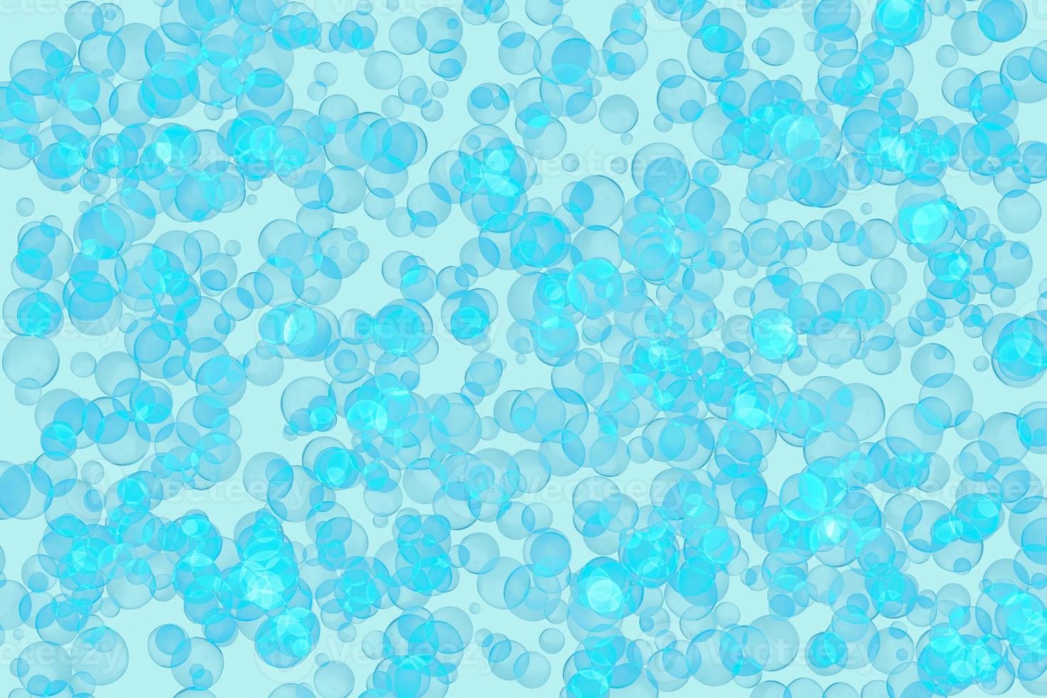 abstract background texture blue bubbles for background photo
