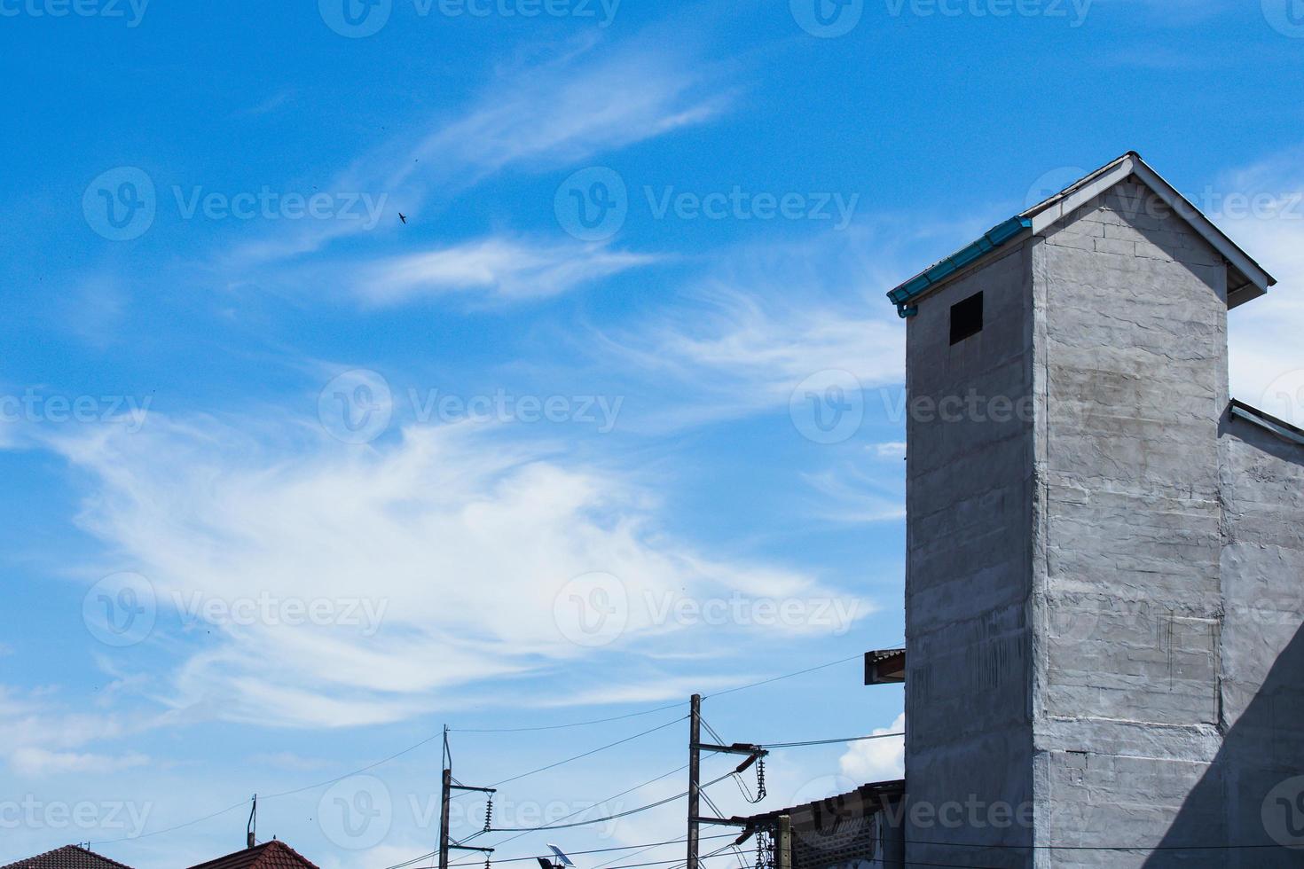 Swallow houses are used for farming and harvesting edible bird nests. photo