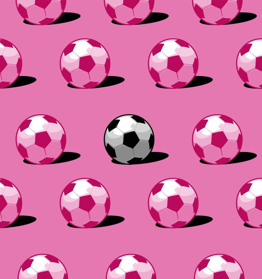 balón de fútbol negro entre vector