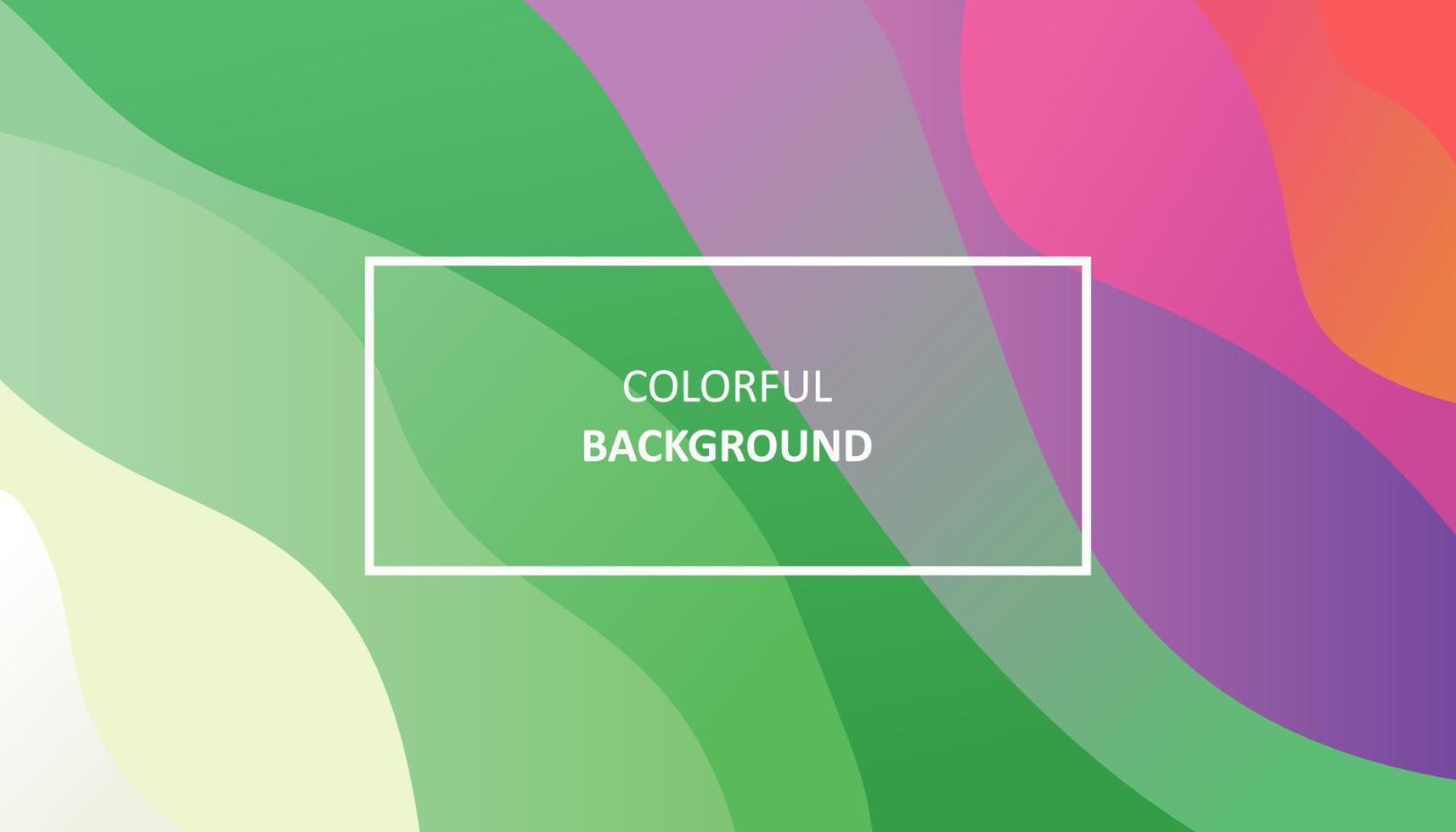 colorful background wave banner template vector