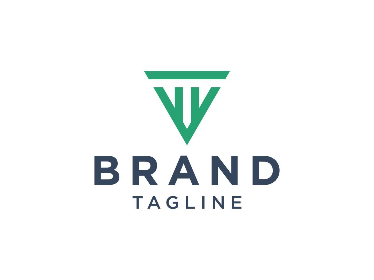 Initial Letter T Logo Icon Vector Logo Design. Usable for Business and Technology Logos. Flat Vector Logo Design Template Element.