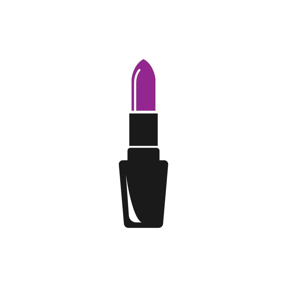 lápiz labial, ilustración de icono de color de labios vector