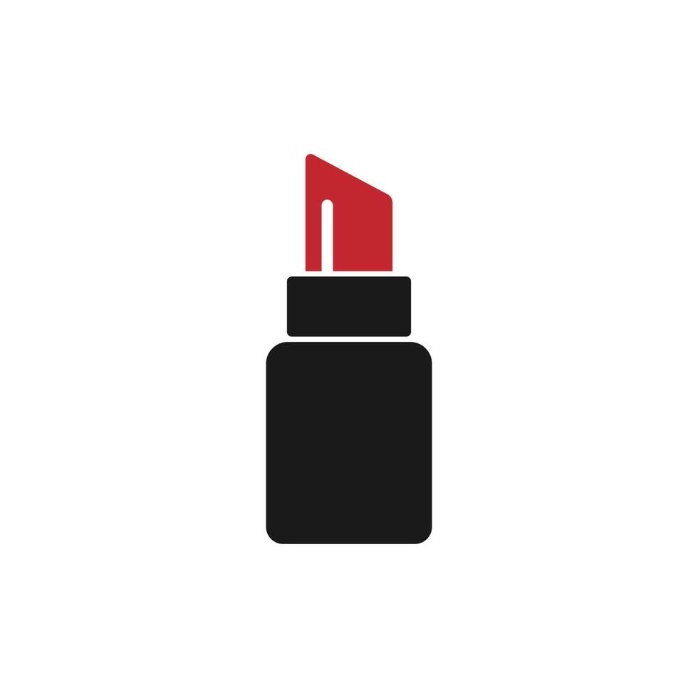 Lipstick, Lip color icon illustration vector