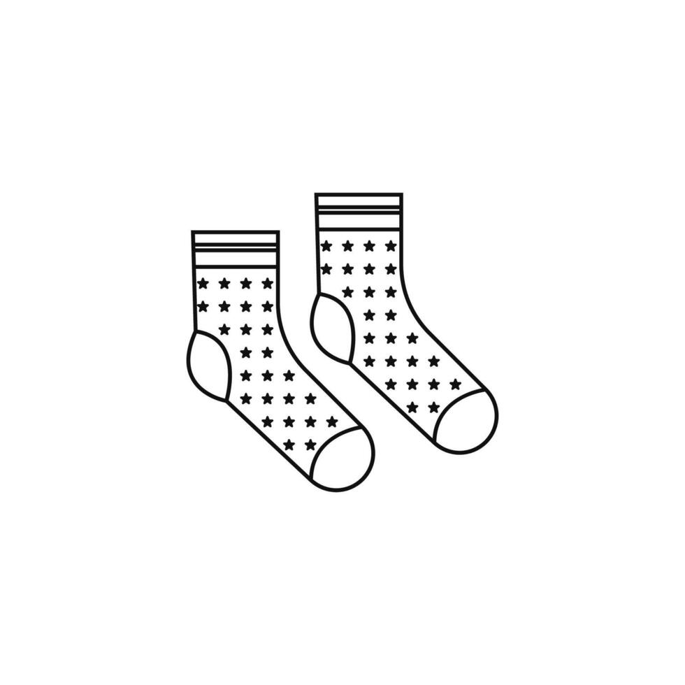 Sock icon logo design illustration template 8888856 Vector Art at Vecteezy