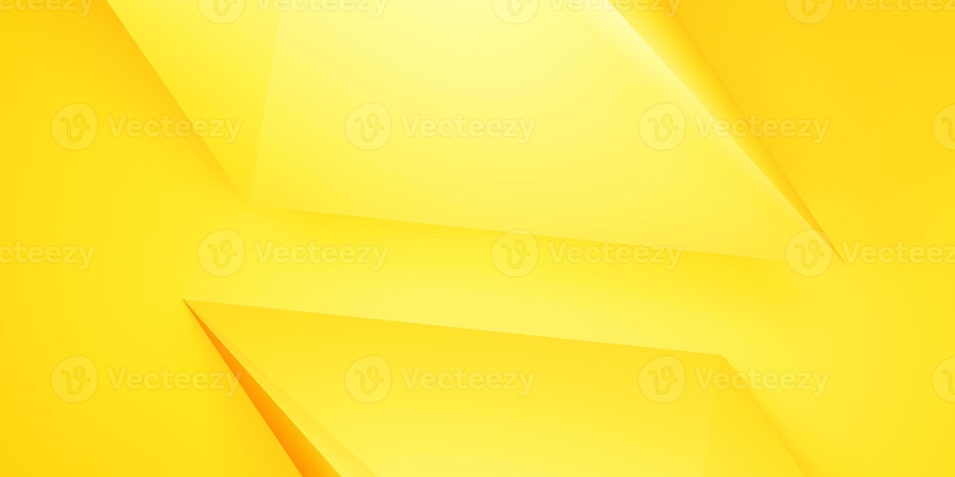 3d rendering of yellow abstract geometric background. Flash sale banner. advertising, design, showcase, technology, cosmetic, fashion, market, business, science, digital. Illustration. Product display photo