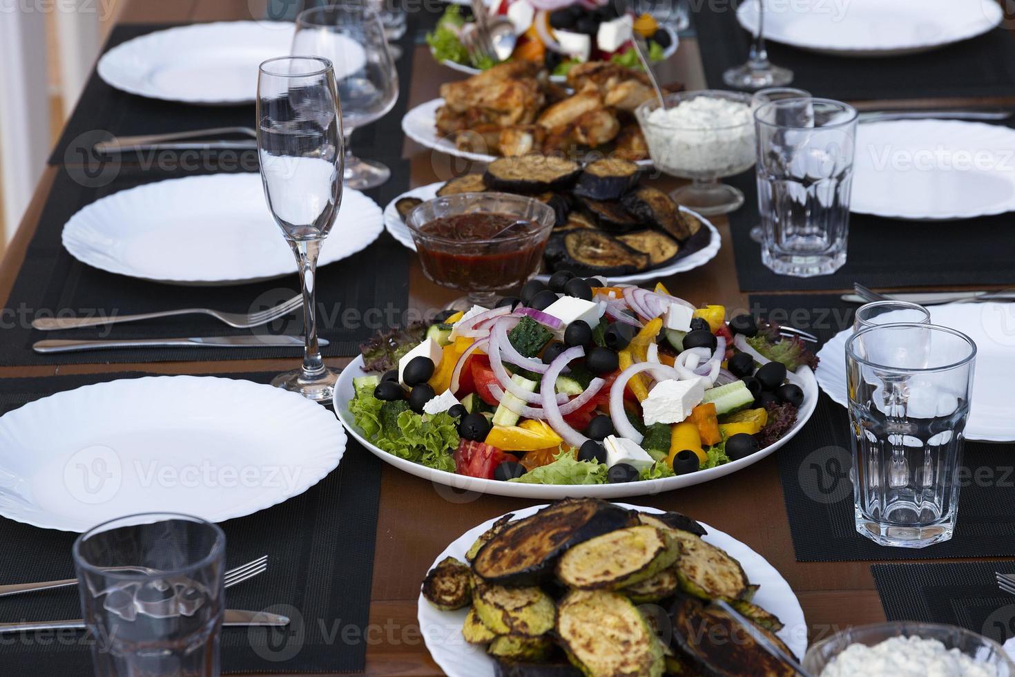 Elegant Table Setting with Full Serving of Traditional Fanesca Soup and  Accessories Stock Photo - Image of andes, delicious: 70680314