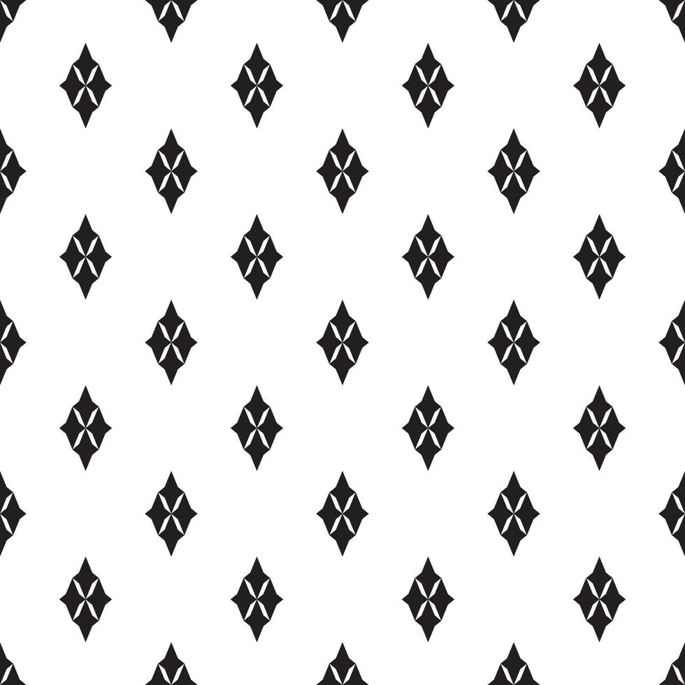 Vector geometric seamless pattern with black and white. Modern stylish stars background. Good for wallpaper, poster, web page design, surface design, wrapping paper, fabric and etc.