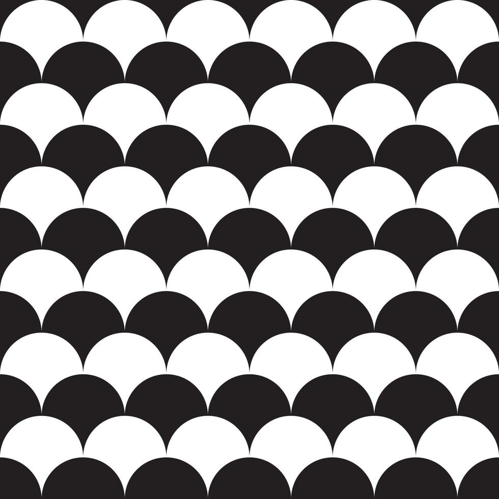 Vector seamless background black and white with fish scales. Natural abstract pattern. Graphic design for decorating, wallpaper, fabric and etc.