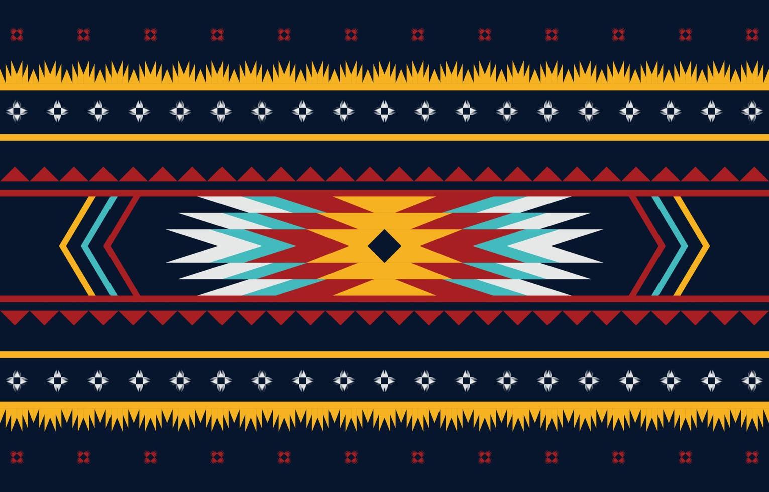 Colorful abstract African tribal ethnic element geometric pattern traditional Design for background, carpet, wallpaper, wrapping, Batik, fabric. Vector illustration.