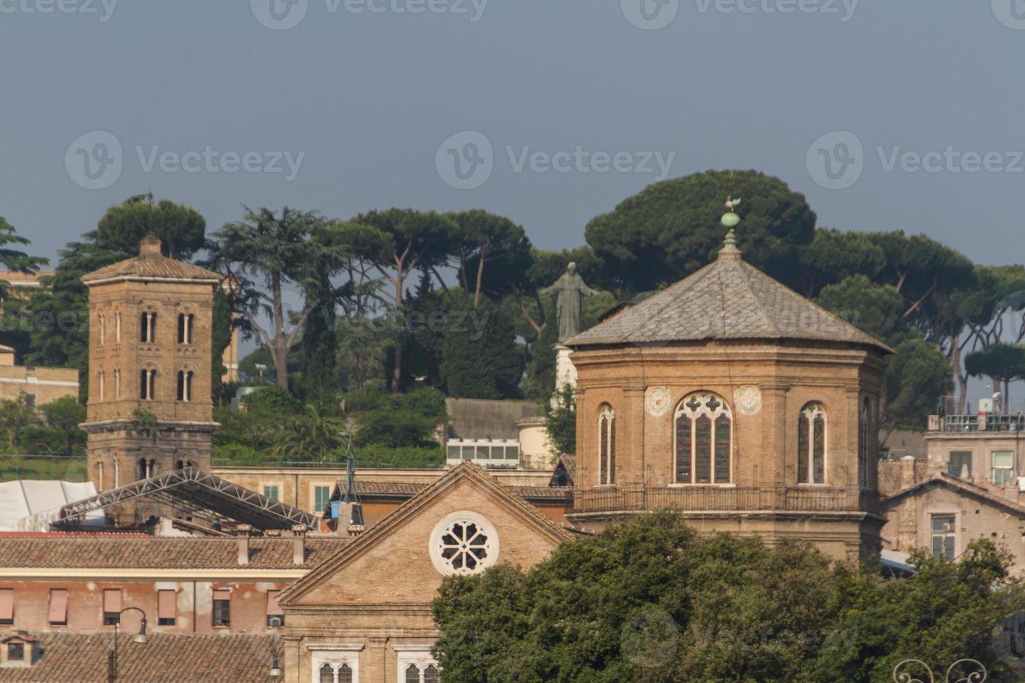 Roma, Italia. detalles arquitectónicos típicos de la ciudad vieja foto