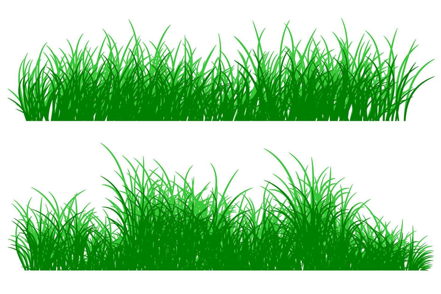 hierba verde, prado vector