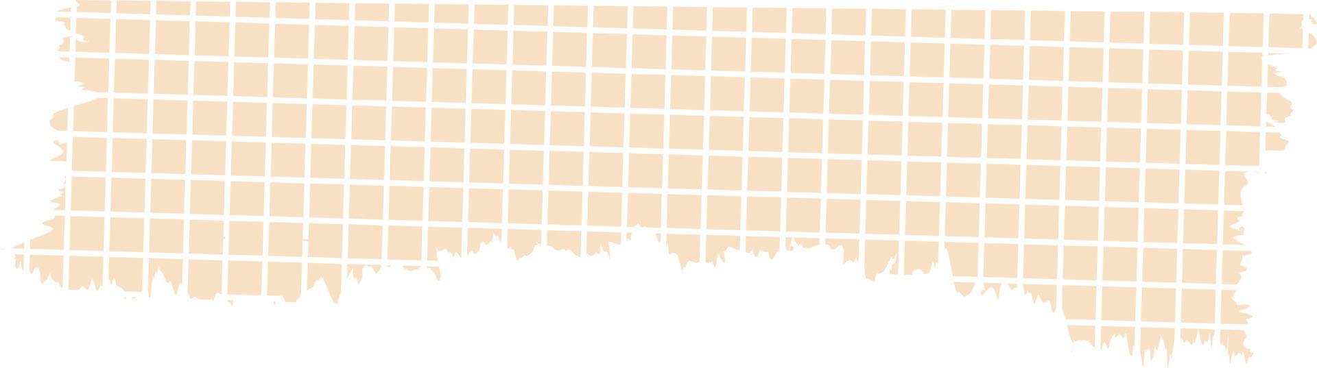 sábanas rotas en una jaula. vector