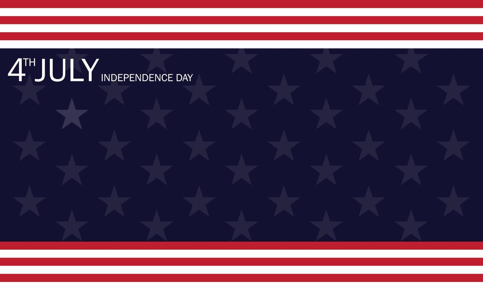 independence day illustration with copy space area vector