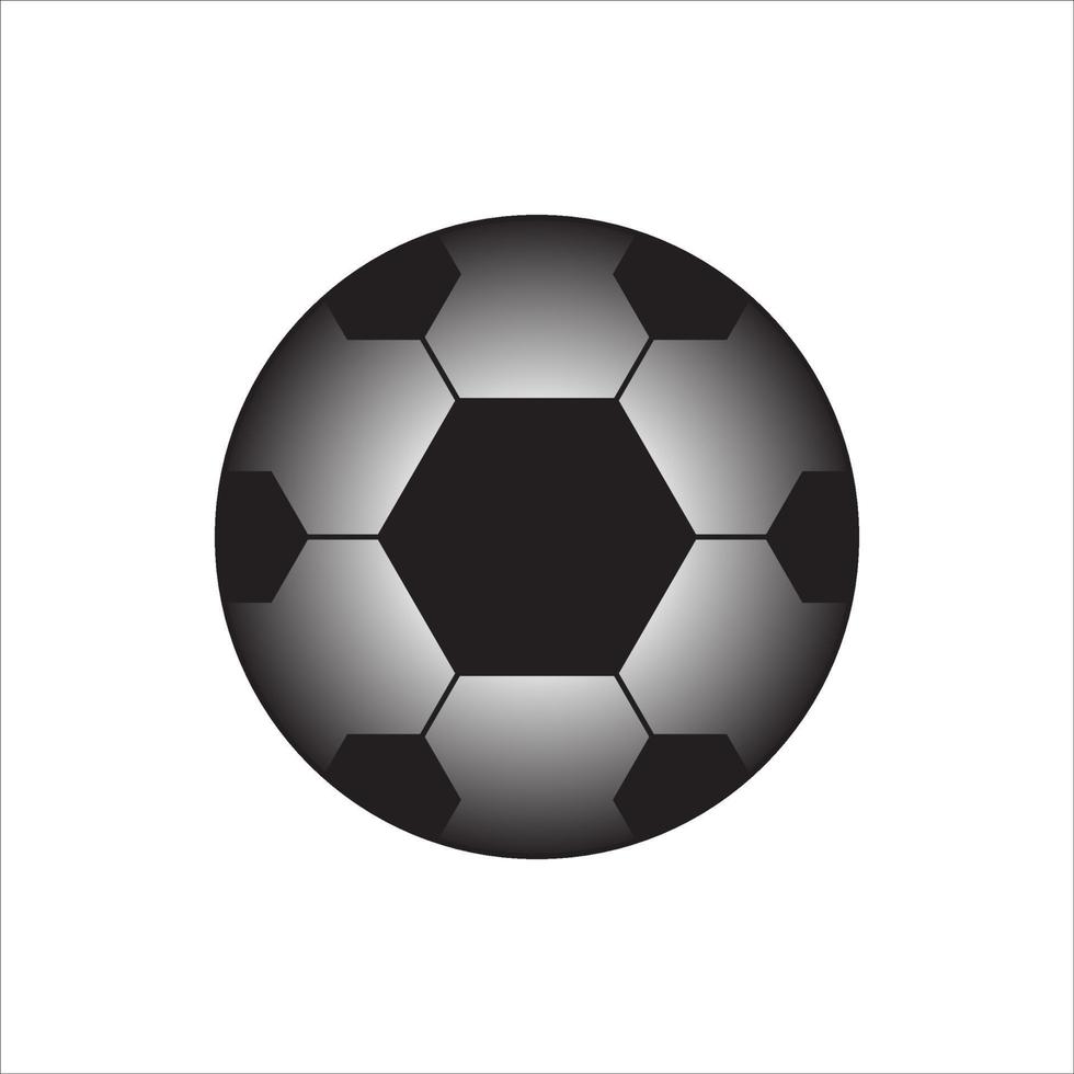 polygon pattern soccer ball on white background vector