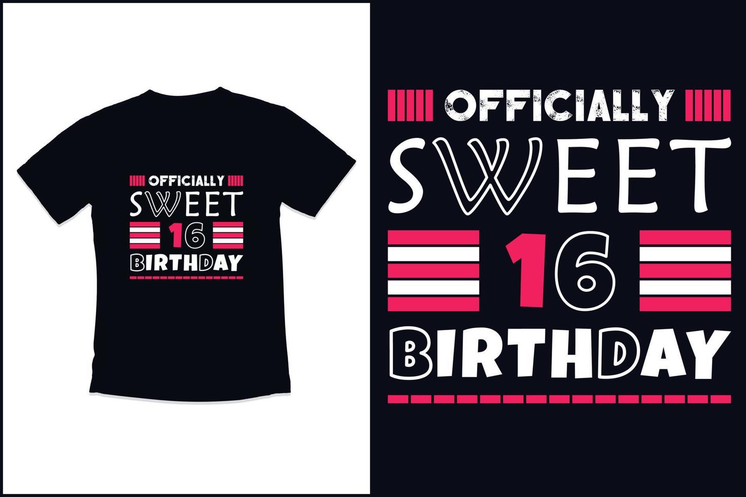 Birthday t shirt design with  modern quotes typography t shirt design vector