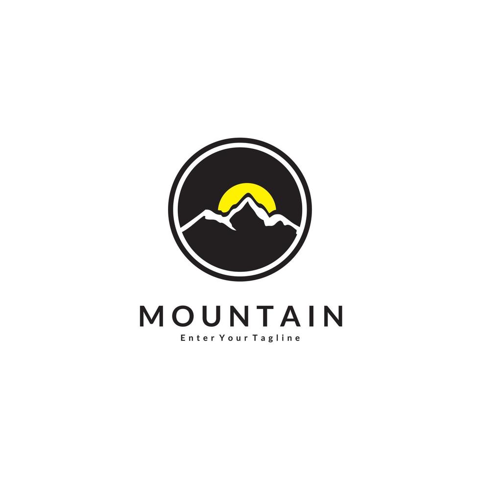 free mountain logo vector