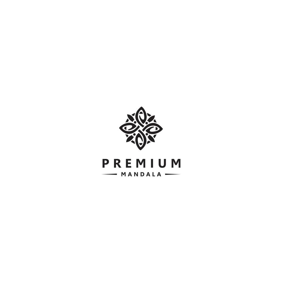 diseño de logotipo de mandala premium para su empresa vector