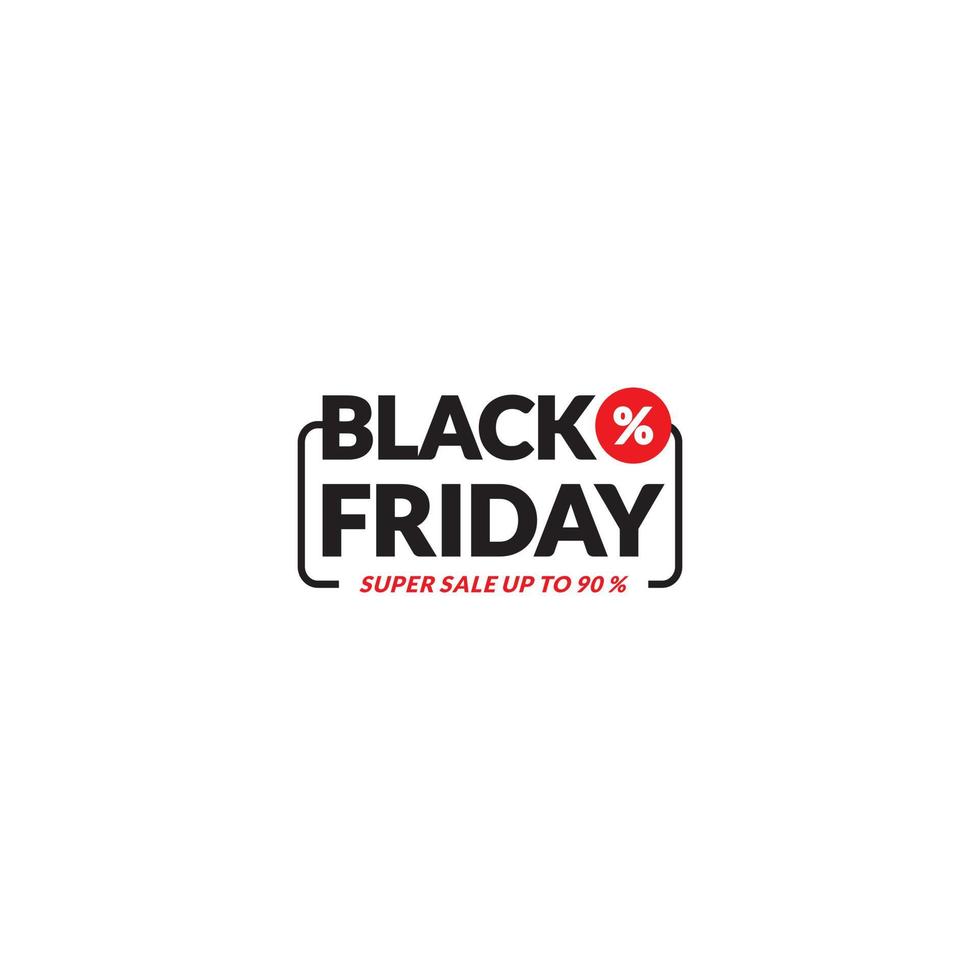 black friday sale logo vector