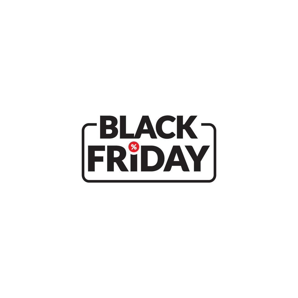 black friday sale logo vector