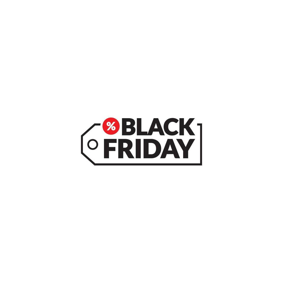 black friday sale logo vector