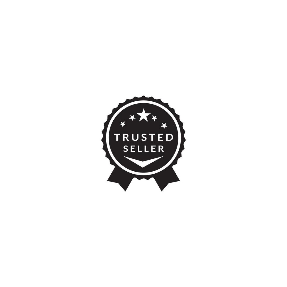 Trusted seller logo vector design