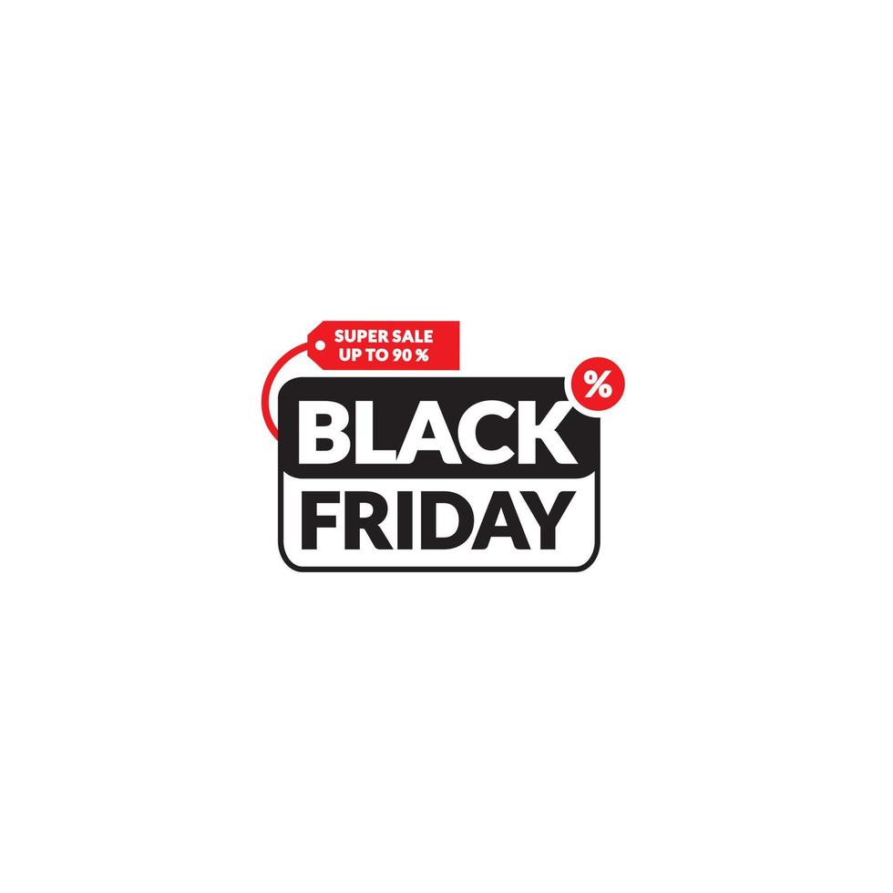 black friday sale logo vector
