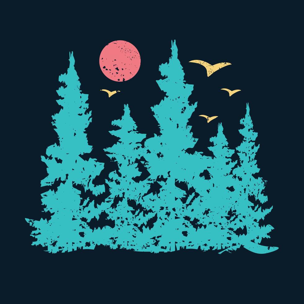 Vintage T-shirt design vector
