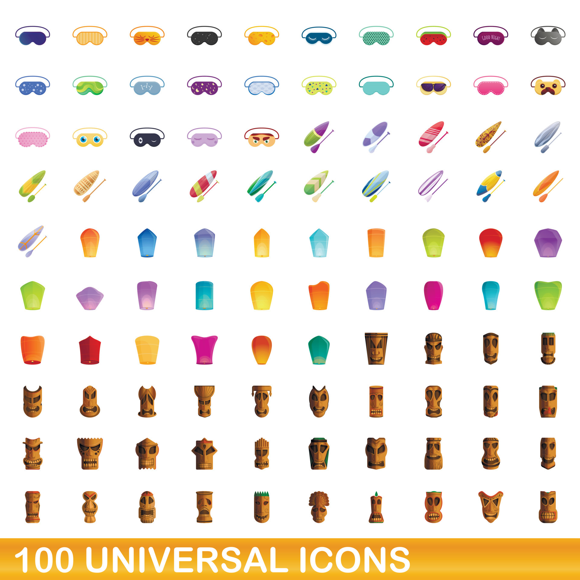 100 Universal Icons Set Cartoon Style 8891844 Vector Art At Vecteezy 100 Universal Icons Set Cartoon Style 8891844 Vector Art At Vecteezy