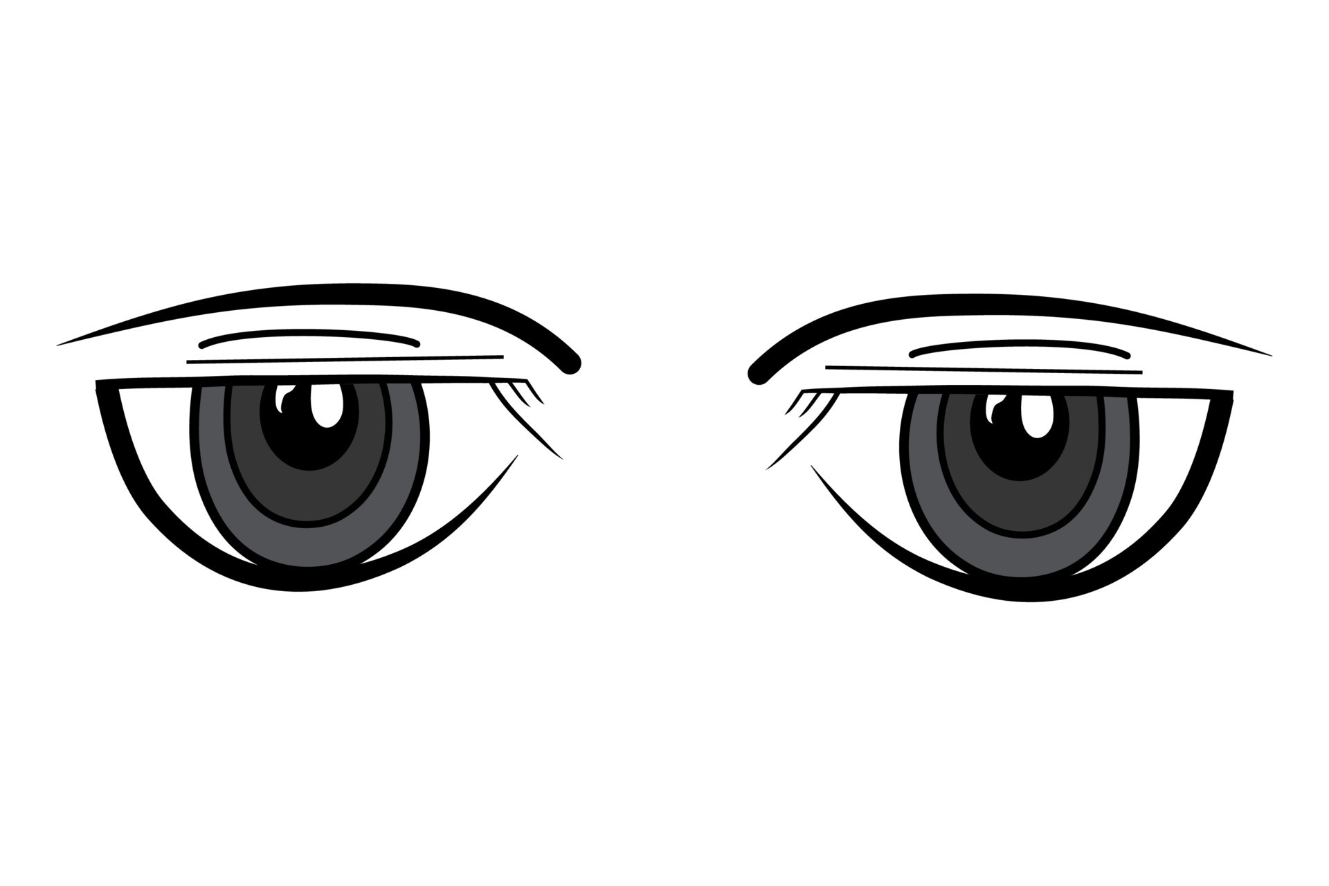 How To Draw Male Cartoon Eyes