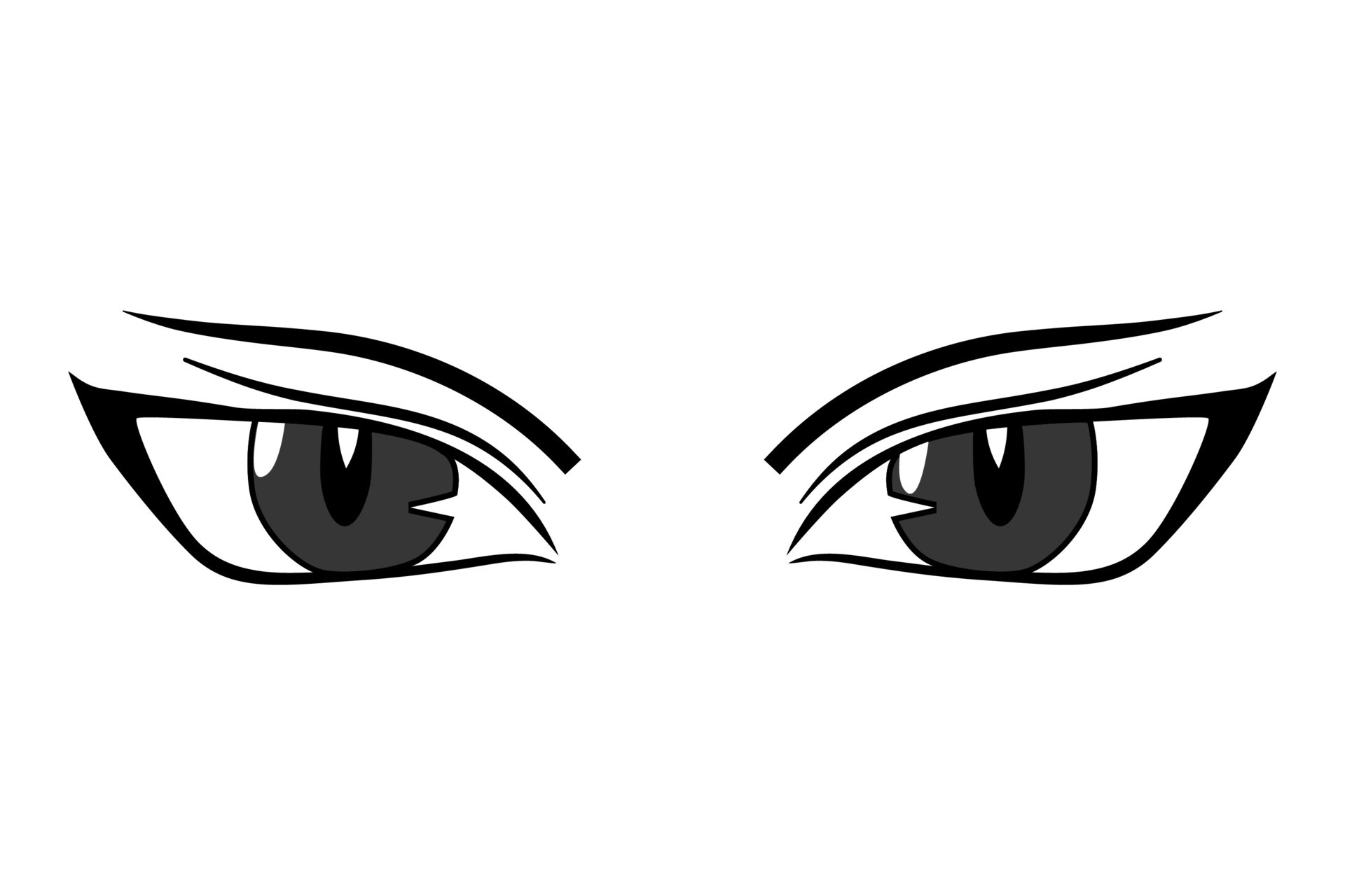 How To Draw Male Eye Clip Art Freeuse Library  Anime Eyes Male Transparent   Free Transparent PNG Download  PNGkey