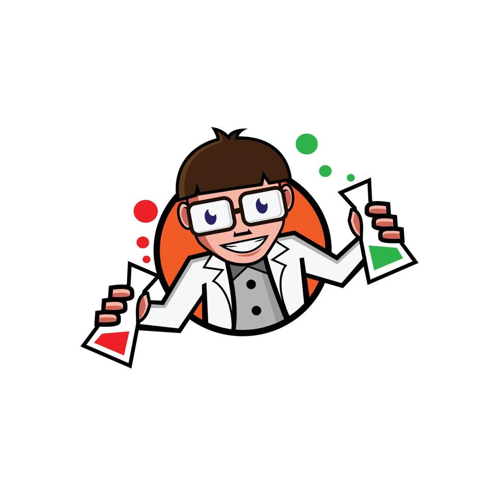 Laboratory kids illustration vector