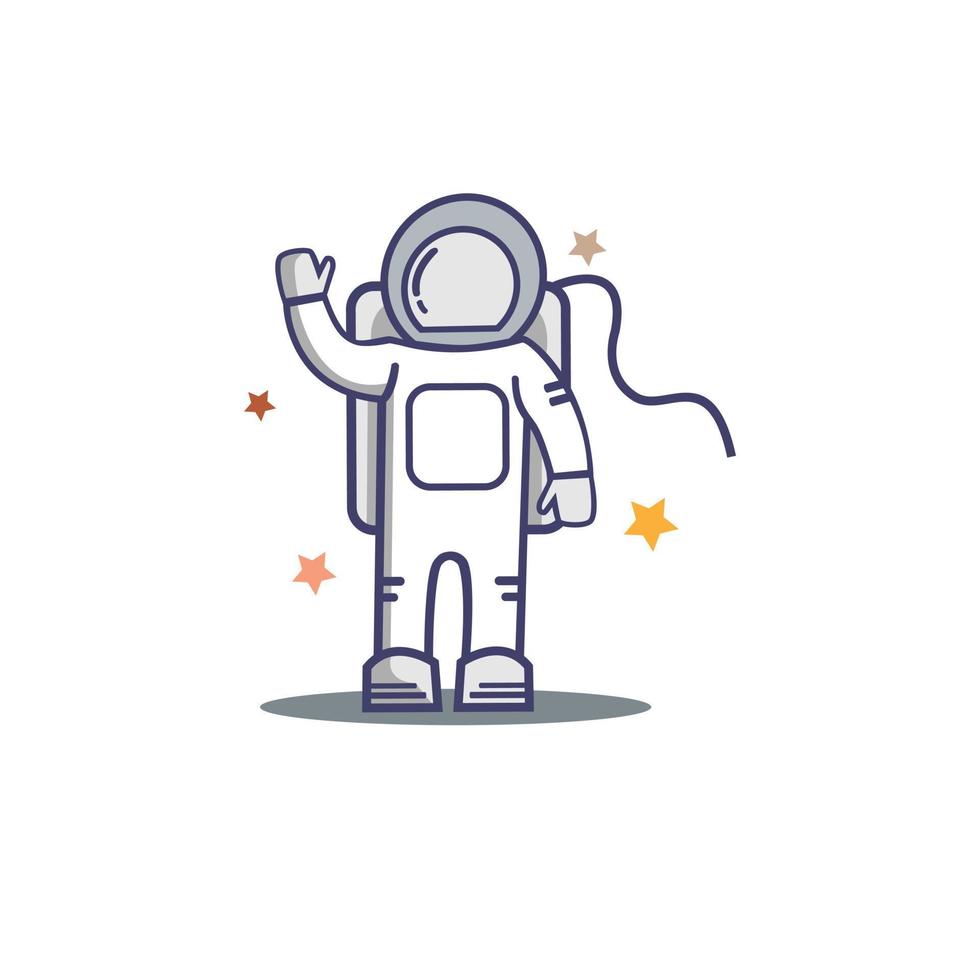 astronauta logo vector