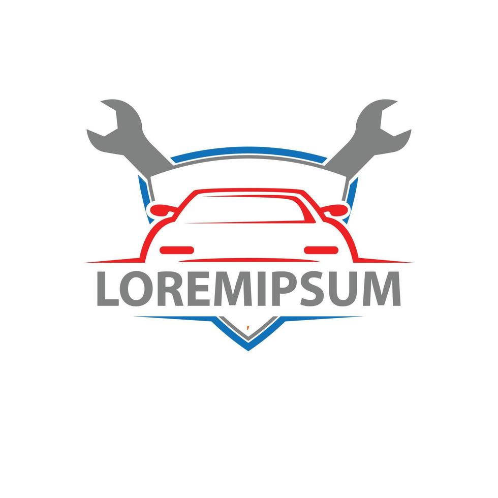 Services car logo illustration vector