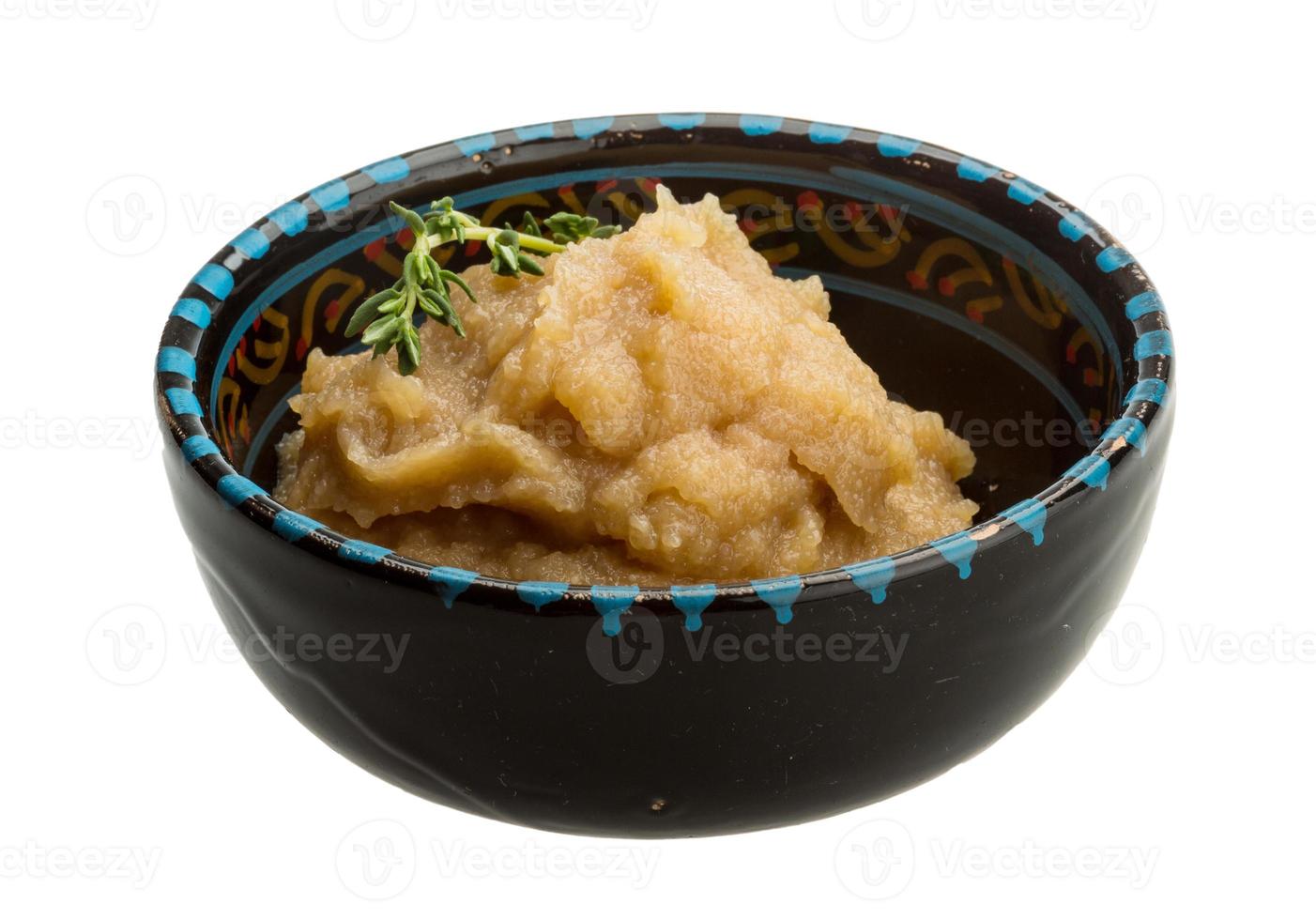 Cod roe isolated on white background photo