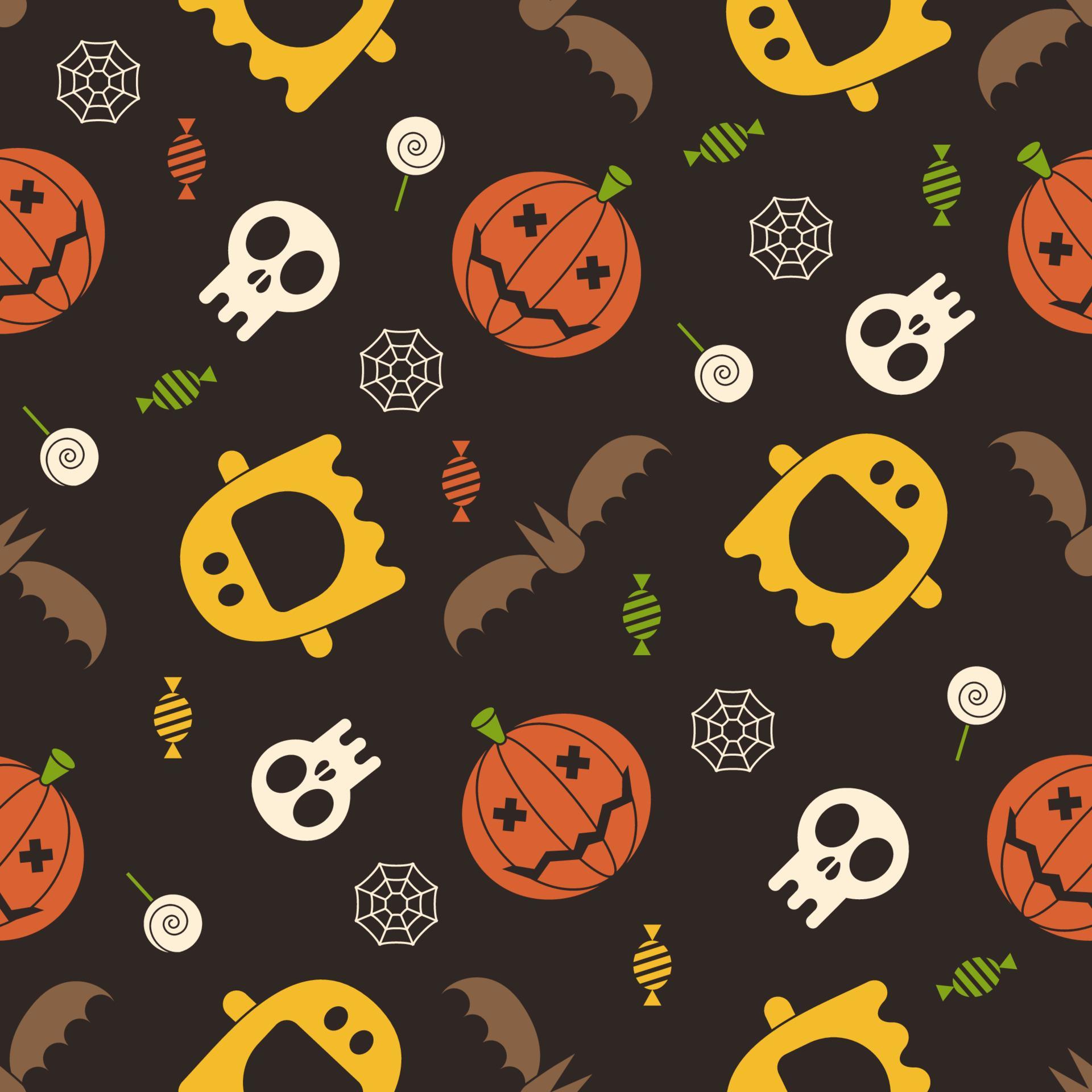 Halloween Seamless Pattern 8895098 Vector Art at Vecteezy