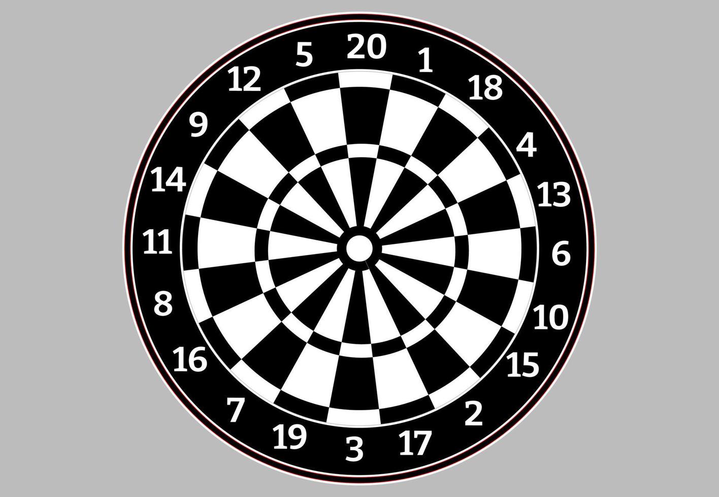 dart board vector