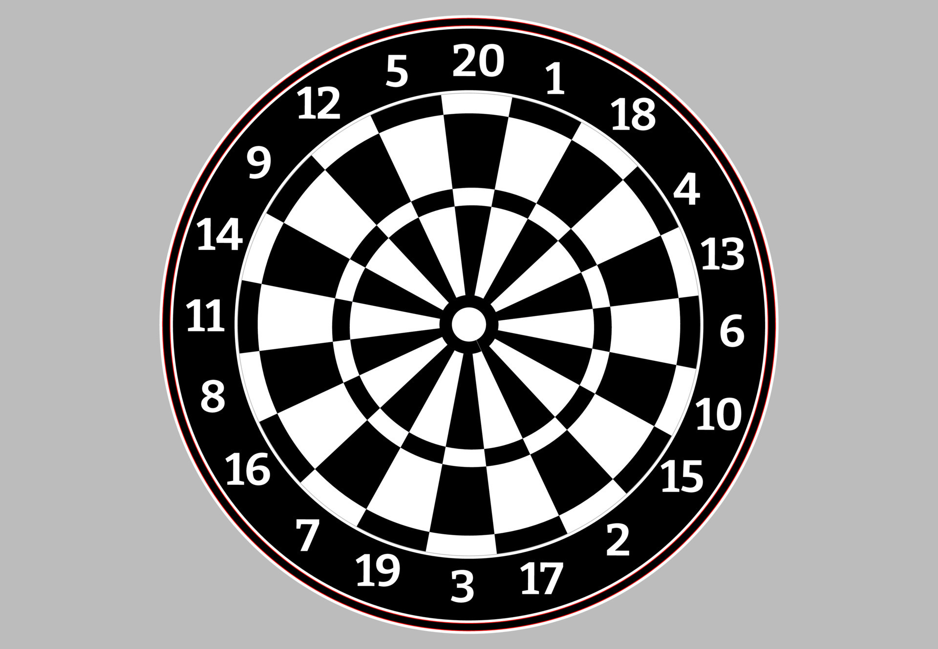 dart board vector 8895329 Vector Art at Vecteezy