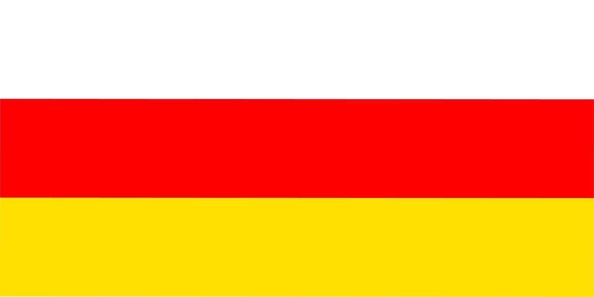 flag of Republic of South Ossetia vector