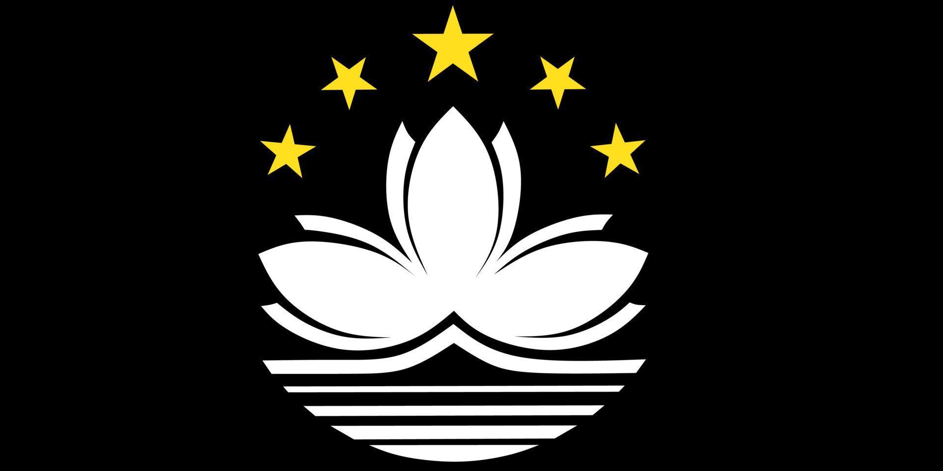 Coat of arms of macau vector