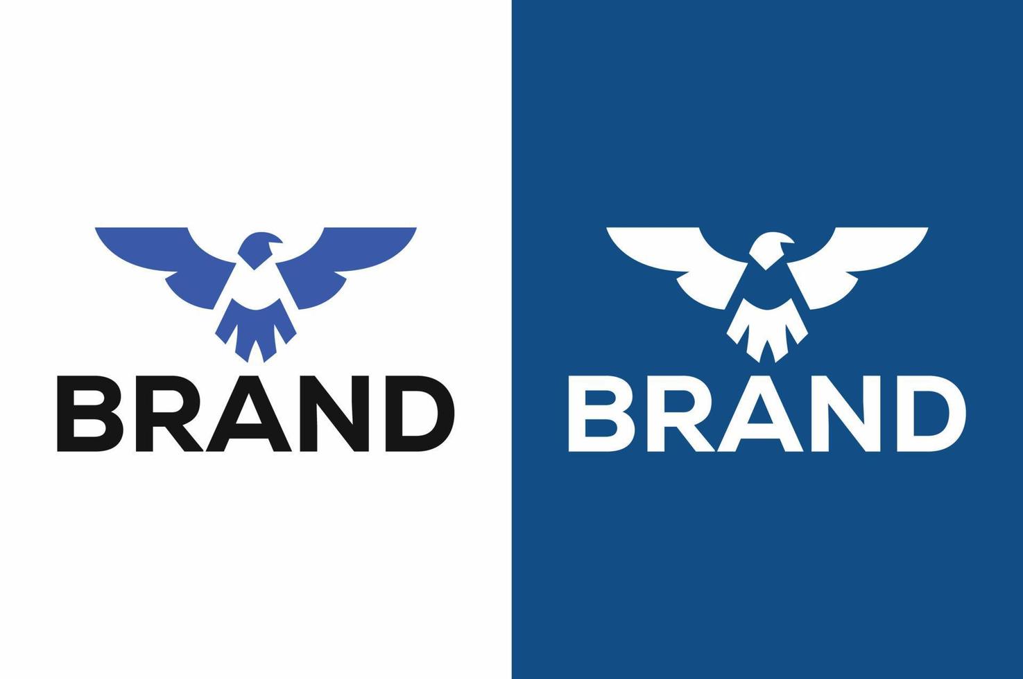 Falcon, Eagle  logo template design. vector