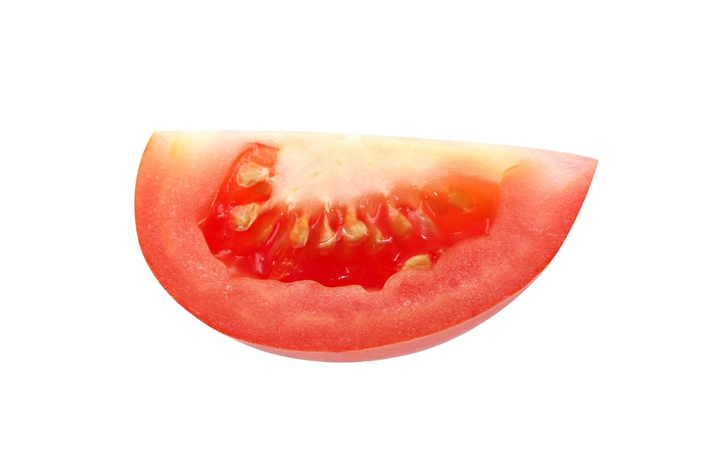 Tomato isolated on white background. photo